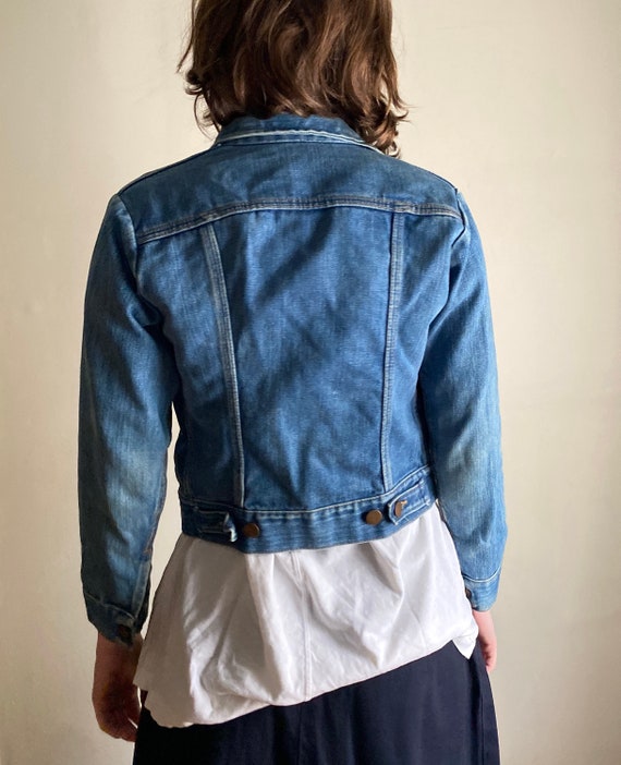 vintage Wrangler denim jacket / 1970s denim Wrang… - image 4