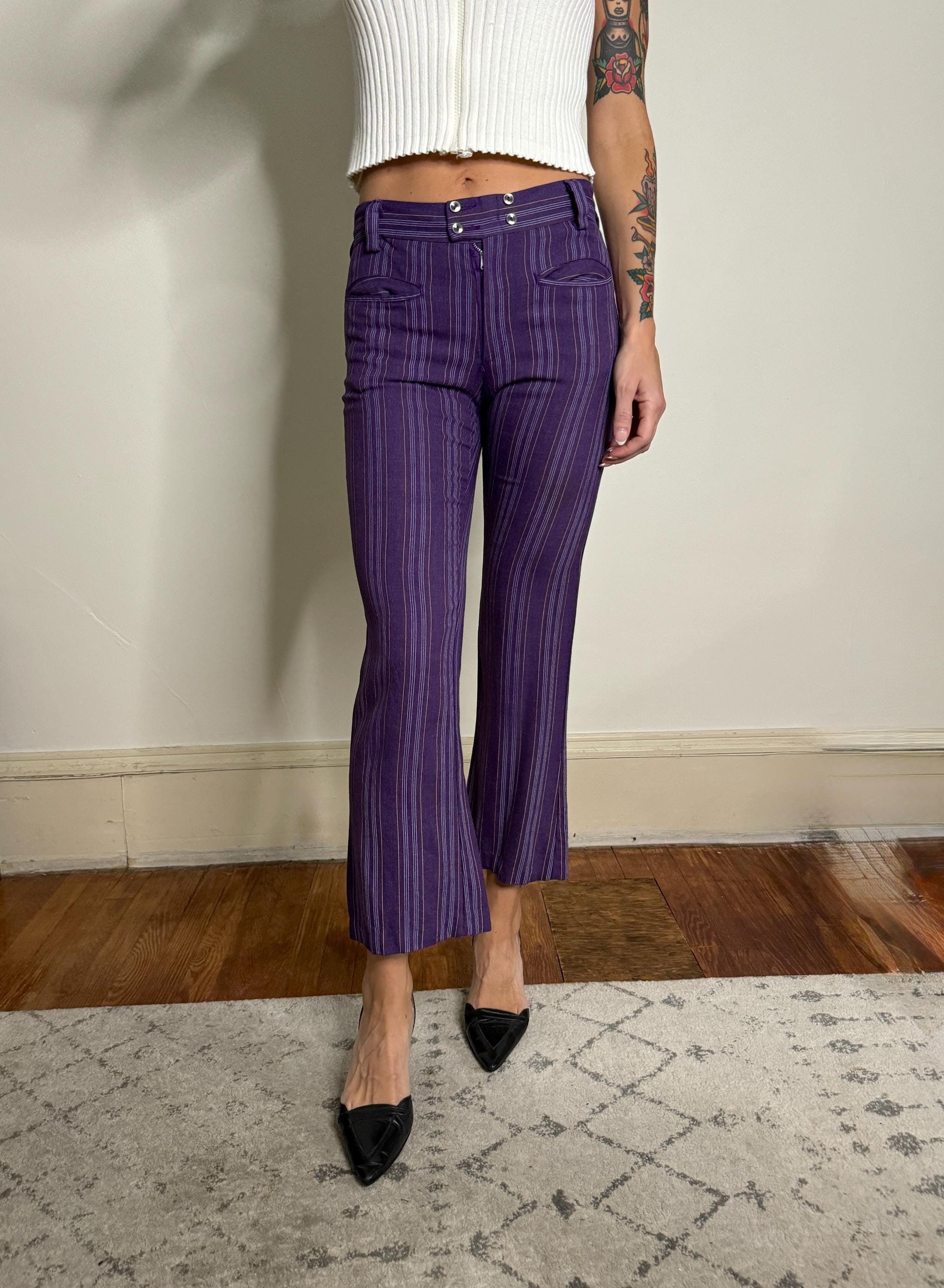 purple pinstripe dress pants Men's Pinstripe & Purple Suits: A Buying Guide for SMEs