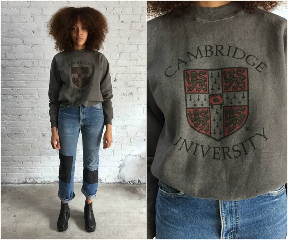 vintage Cambridge University sweatshirt / Screen S
