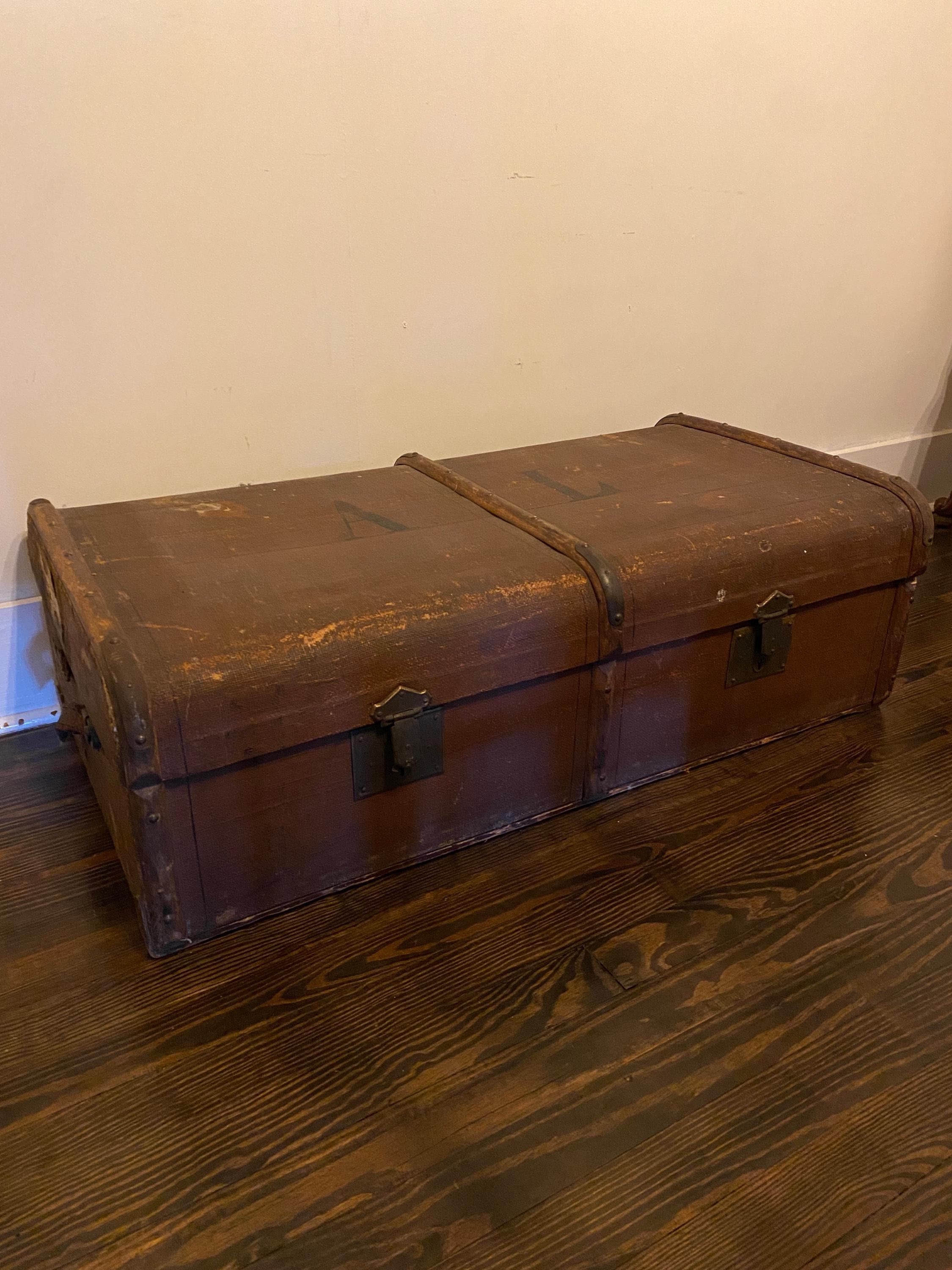 Antique travel trunk - Etsy 日本
