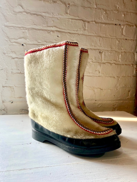 vintage fur Yodelers boots