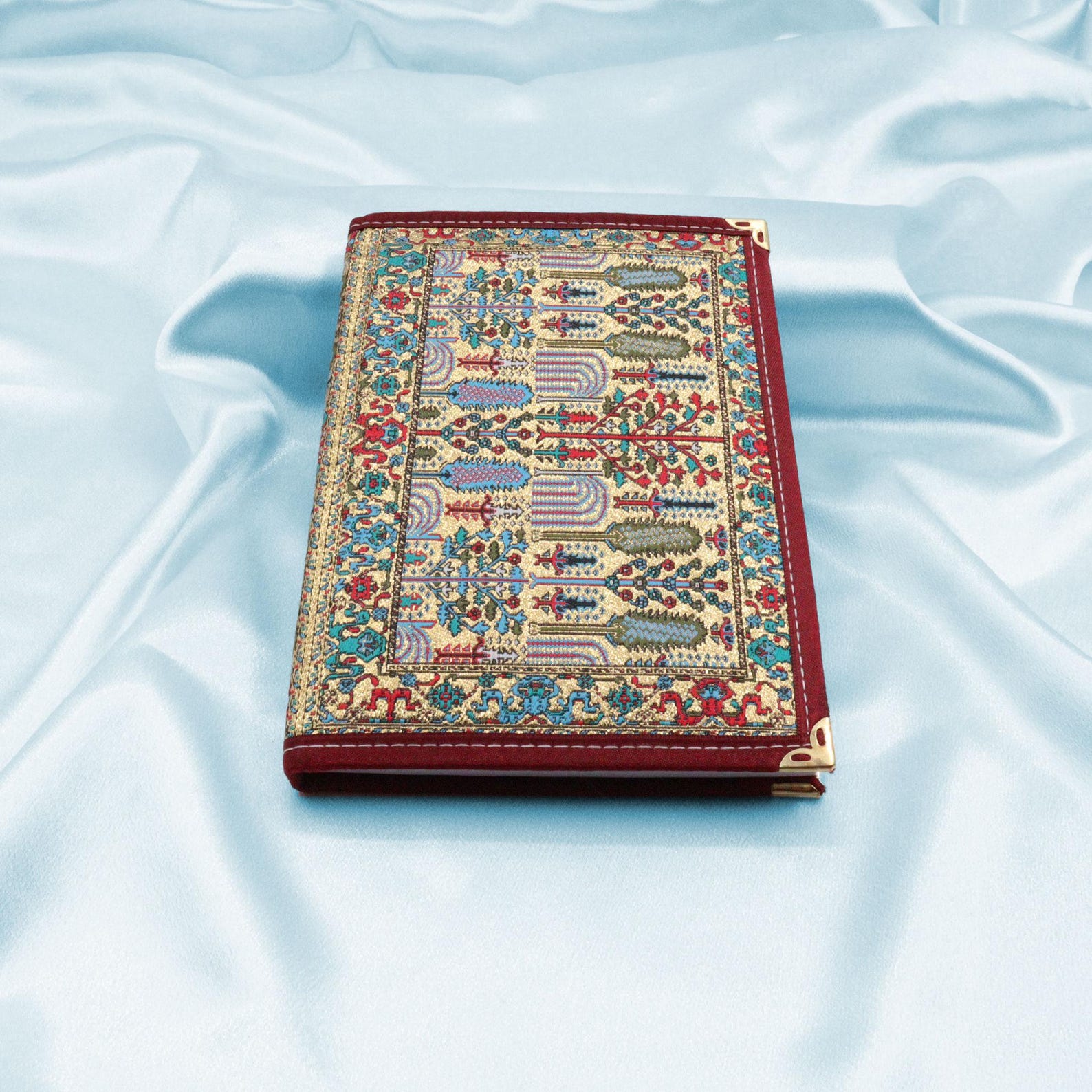 Authentic Carpet Pattern Woven Notebook|kilim Design Fabric Traveler ...