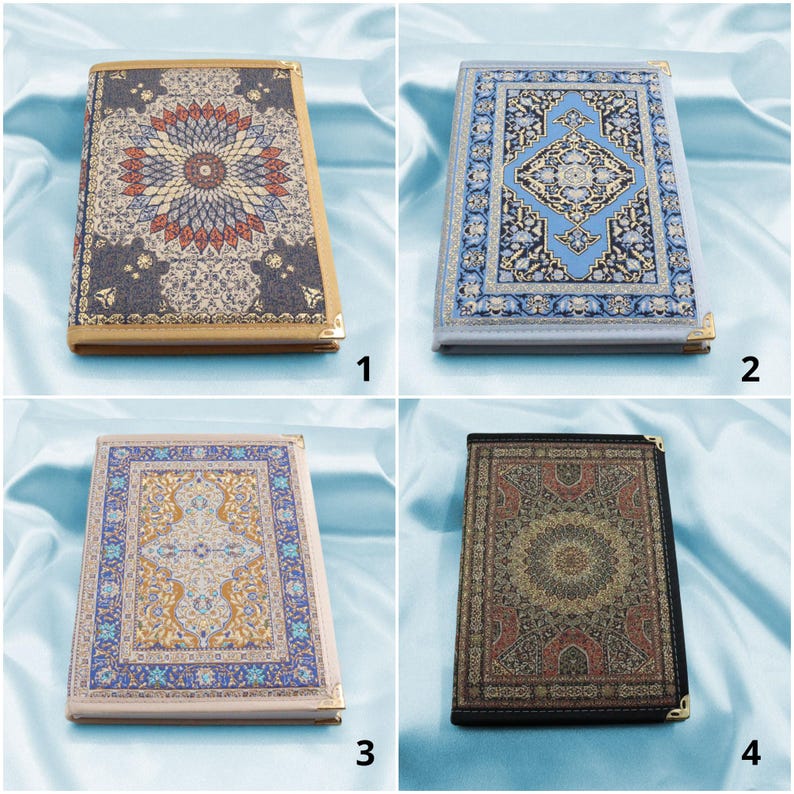 Carpet Pattern Fabric Notebook|authentic Kilim Design Woven Traveler ...