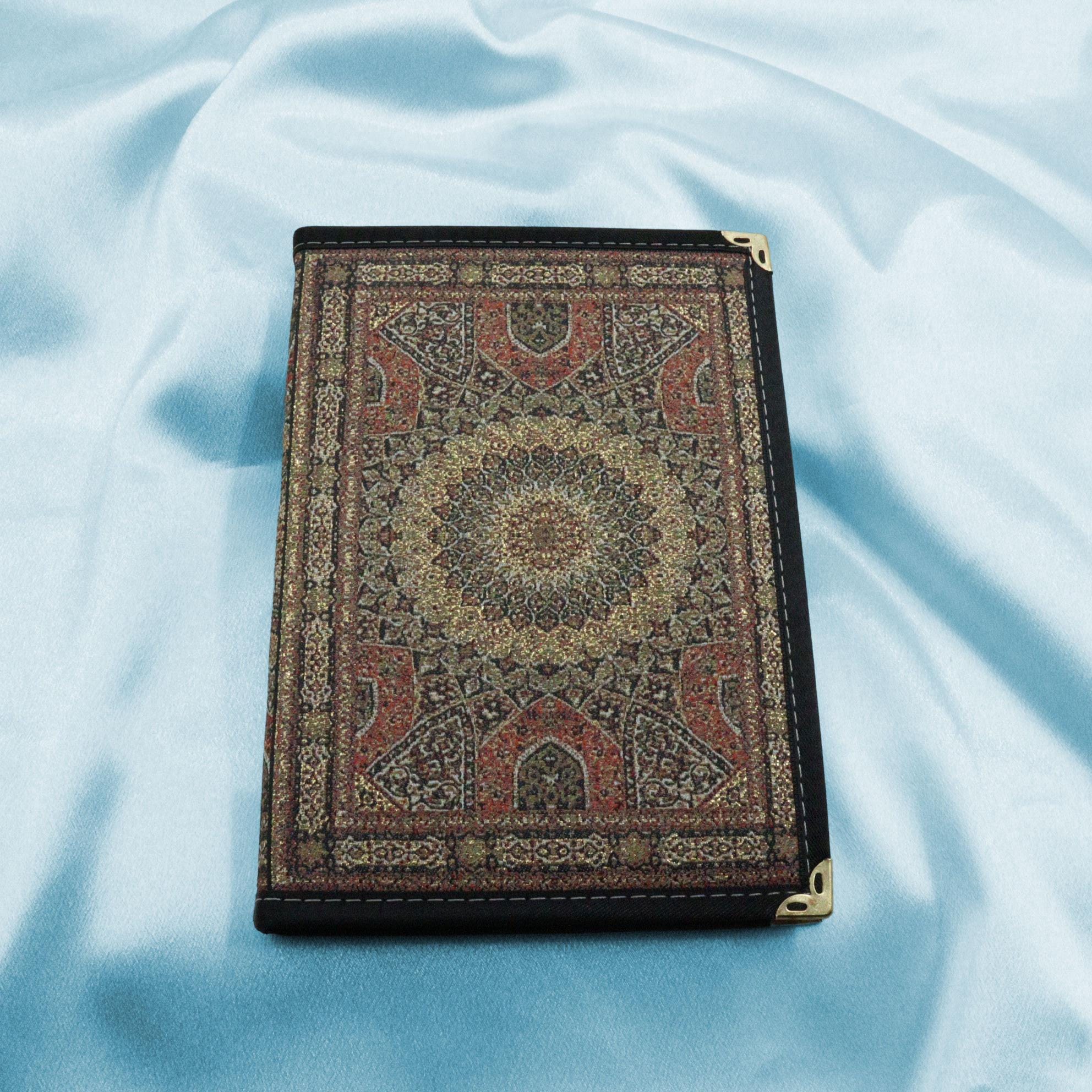 Carpet Pattern Fabric Notebook|authentic Kilim Design Woven Traveler ...