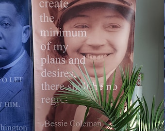 Black History Month Banner Set - Bessie Coleman, School Decor