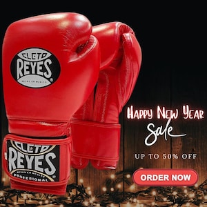 Cleto Reyes-bokshandschoenen op maat, gepersonaliseerd boksschoolcadeau