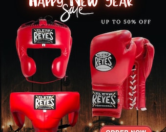 Personalized Cleto Reyes Leather Boxing Set: Custom Logo Gift , Head & Groin Guard