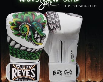 Customized Cleto Reyes Leather Boxing Gloves, Gym Gift