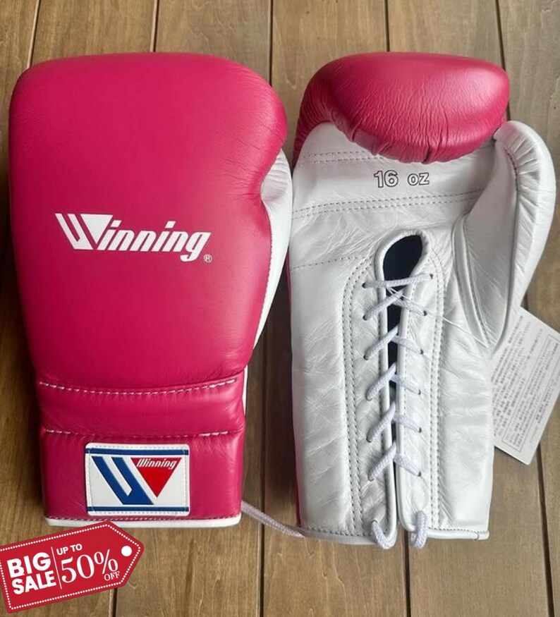 Personalized Leather Boxing Gloves: Custom Logo Training Gloves - Etsy
