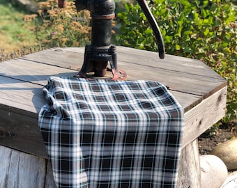 Quality Green Brown White Plaid Fabric by Yard for Tablecloths and School Uniforms