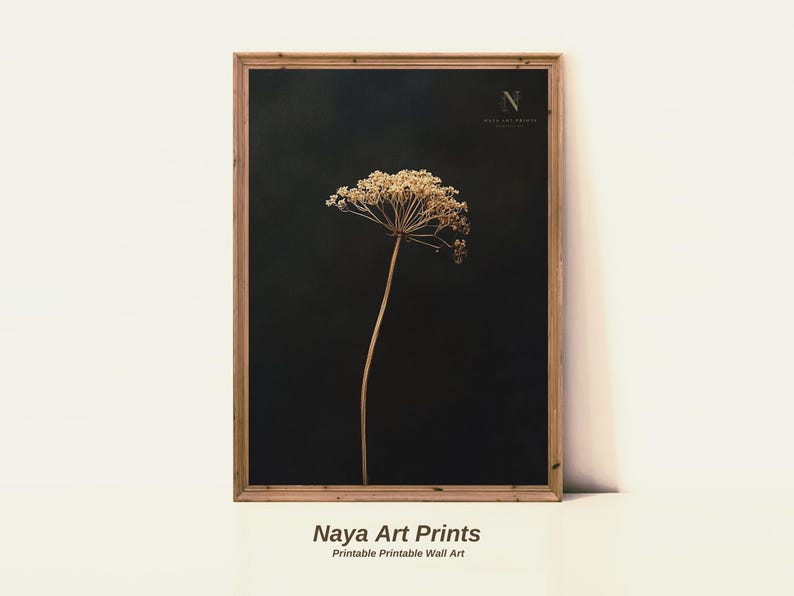 Minimalist Botanical Wall Art Set, Vintage Printable Decor , Digital
