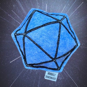D20 Catnip Toy: Handmade Felt Dice for Nerdy Cats
