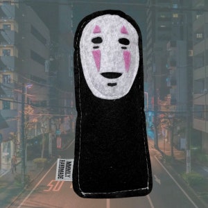 No Face Catnip Toy, Funny Gift, Cute Anime Cat Toy, Nerdy Studio Ghibli Felt Cat Toy, Ready to Ship, Spirited Away Cat Toy, Unisex Gift