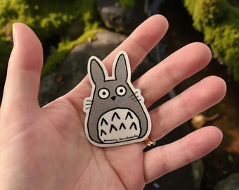 Totoro Vinyl Sticker: Waterproof Studio Ghibli Decal