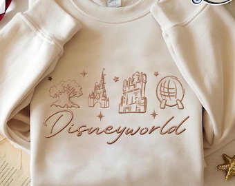 Disneyworld Coquette Embroidered Sweatshirt, Disney Coquette Bow Embroidered Sweatshirt, Disney Princess Shirt, Disney Family Vacation Shirt