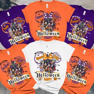 Disney Halloween 2025 Shirt, Custom Disney Halloween Matching Shirt, Disney Family Halloween Shirt, Halloween Not So Scary Party 2025 Shirt