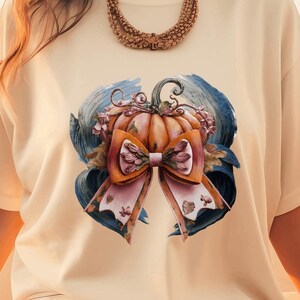 Halloween Coquette Bow PNG Bundle Pumpkin coquette bow PNG sublimation design digital download  Spooky season coquette bow Png T shirt PNG