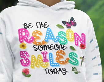 Smile Today PNG: Positive Mental Health Sublimation Design (Digital Download)