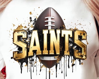 Love Football PNG Design - Bleed Black and Gold - Southern Football Girl Sublimation PNG