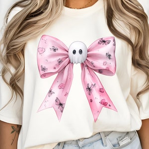 Pink Pastel Coquette Ribbon Bow PNG | Watercolor Light Pink Bow | Soft Girl Aesthetic | Cute Trendy PNG