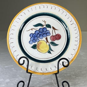 Vintage Stangl Pottery Dinner Plate 10&quot; Fruit Pattern Pottery Benefits Charity