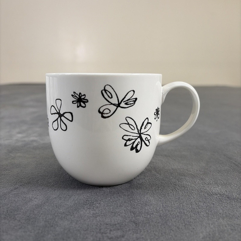 Kate Spade Garden Doodle Mug - Thumbnail 3
