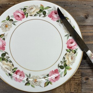 Royal Worcester Royal Garden Elgar Cake Plate & Knife in Original