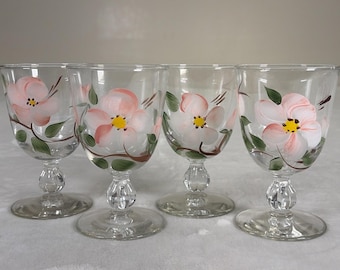 Franciscan Desert Rose Water Goblets Set of 4, 5.5 inches Benefits Charity