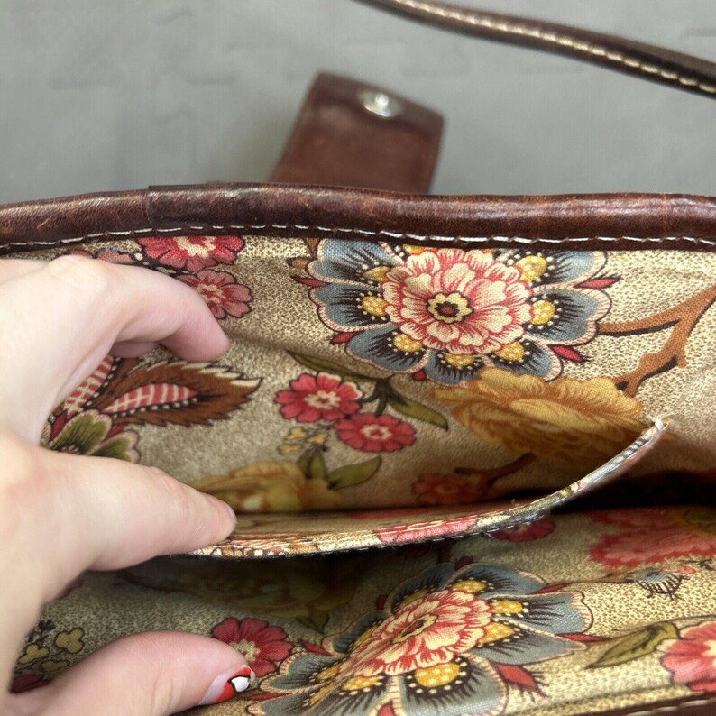 Brighton Sadie Straw Brown Leather Trim Shoulder Tote Bucket Handbag FS Charity image 7