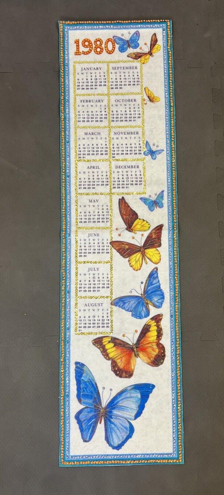1980 Wall Calendar - Etsy