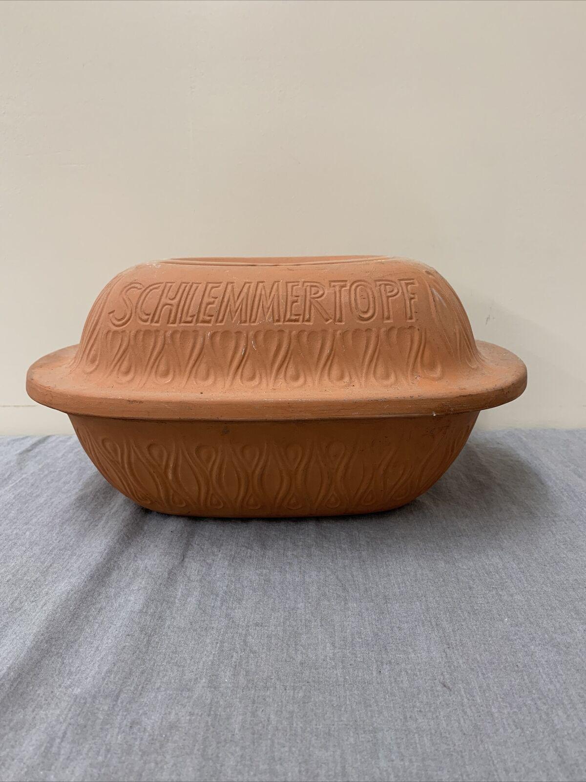 Schlemmertopf Scheurich Keramik 832 German Clay Lidded Baking