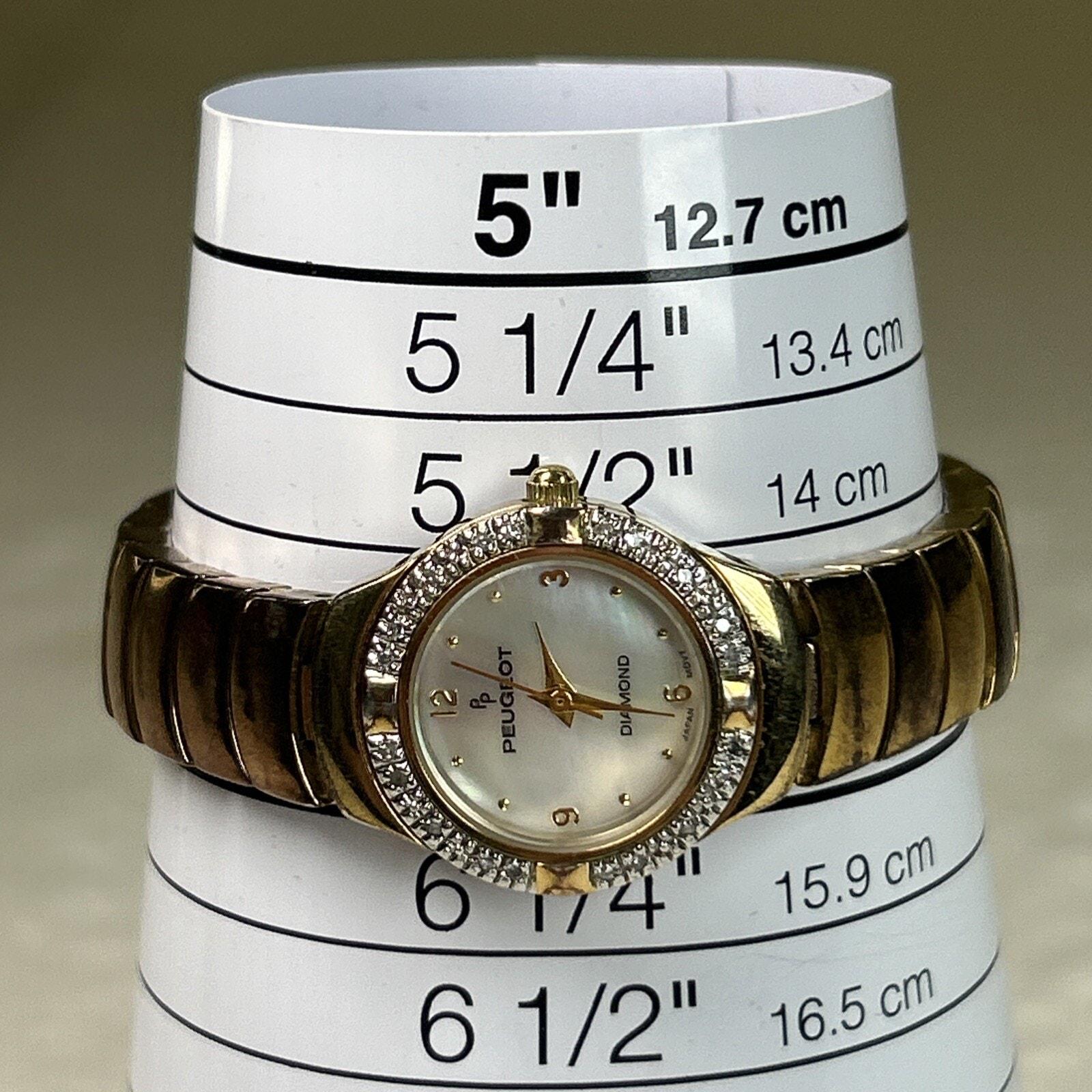 Vintage Peugeot Gold Diamond and Mother of Pearl Classic  display picture 3