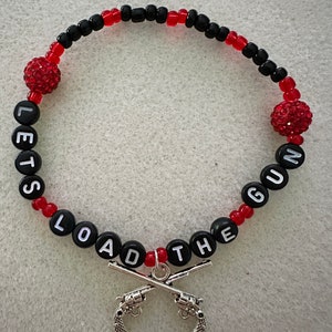 Custom Beaded Bracelet with charm