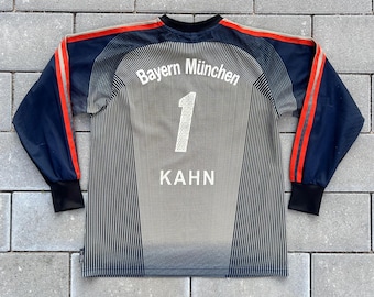 Bayern München 2003/04 Authentic GK Shirt Kahn #1 Size XS