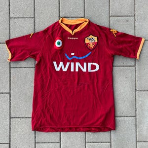 AS Roma 2007/08 Original Home Shirt Size XL