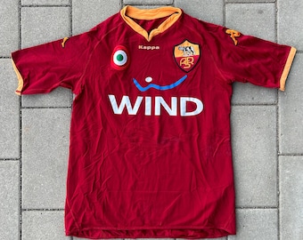 ウェア DIADORA - 90&#39;s AS Roma  Jersey 1998-99 Roma Diadora 1/4 Zip Sweat Top - 7/10 - (M)