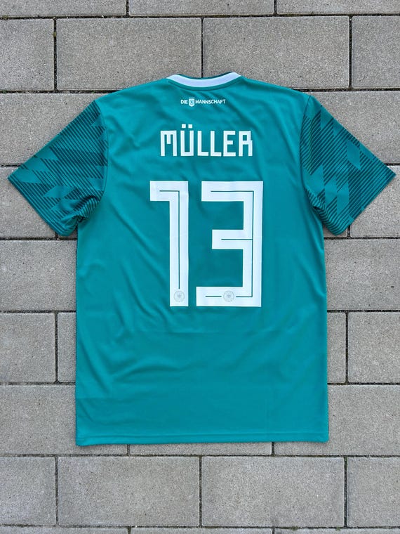 Maglia da trasferta Germania 2018/19 Müller #13 Taglia M Italia