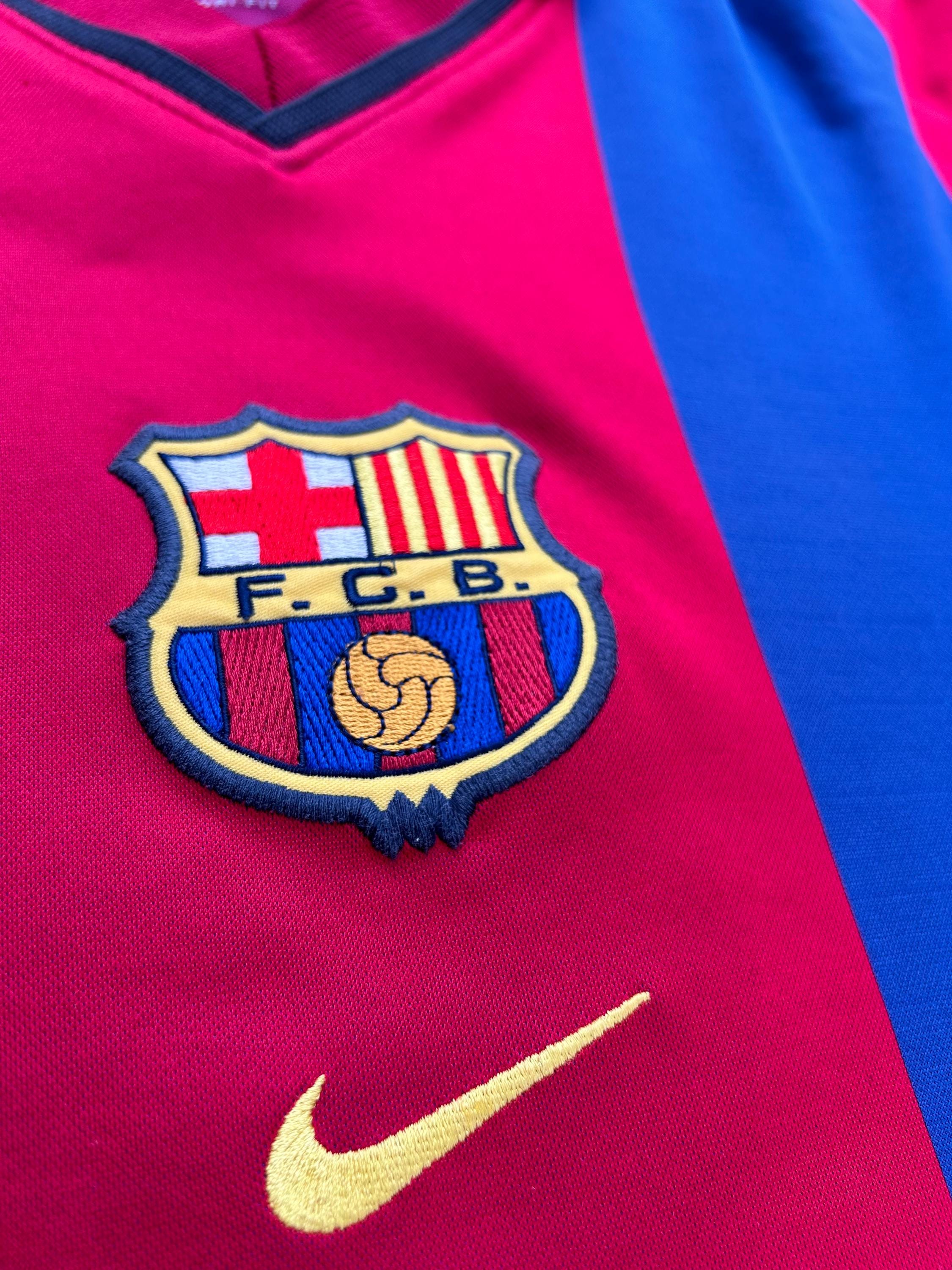 Barcelona 2000/01 Authentic Home Shirt Kluivert #9 Size S - Etsy