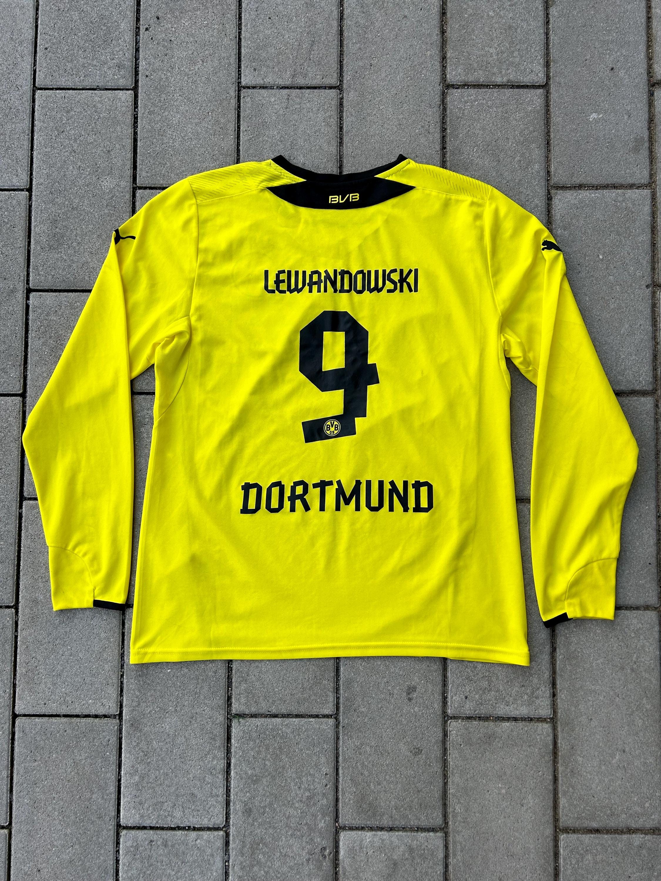 Borussia Dortmund 2013/14 Authentic Home Shirt Lewandowski Borussia Dortmund 2013/14 Authentic Home Shirt Lewandowski