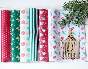 Manualidades navideñas de fieltro estampado, muñeco de nieve de fieltro, puntos de fieltro, tiras de fieltro, campanas de Navidad de fieltro. Elija una hoja de fieltro de 20 x 30 cm (7,9 x 12 pulgadas).