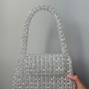 Crystal Beaded Bag | Crystal Bead Bag | Bead Bag | Beaded Bag | Crystal Bag | Bag | Crystal Beaded Bag | Crytstal Bead Bag |