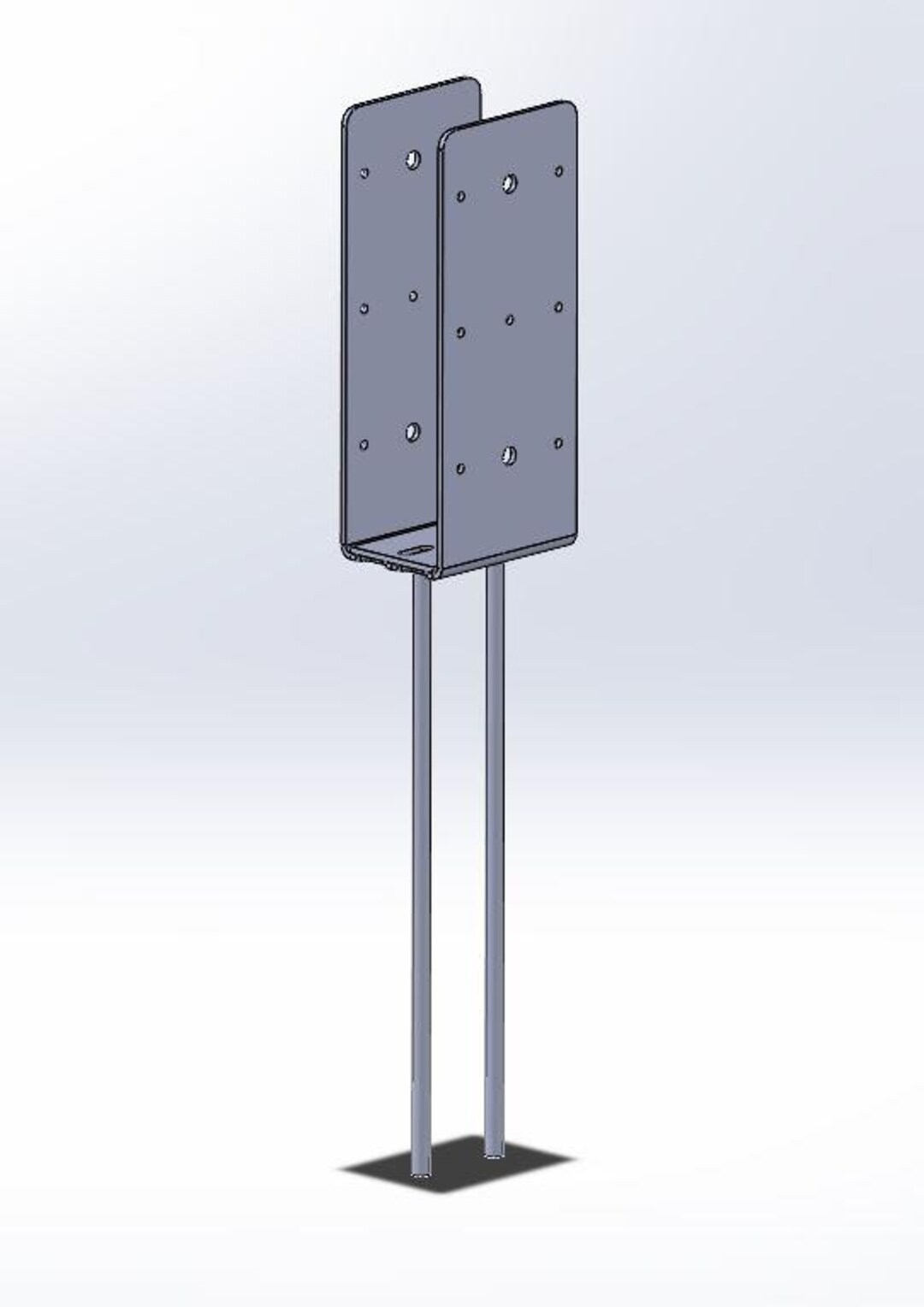 Post Mod Dxf Wetset Bracket for Post Frame 4x6 Post Plans | Dxf - Etsy