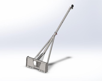 Skidsteer Jib 10ft plans with DXF