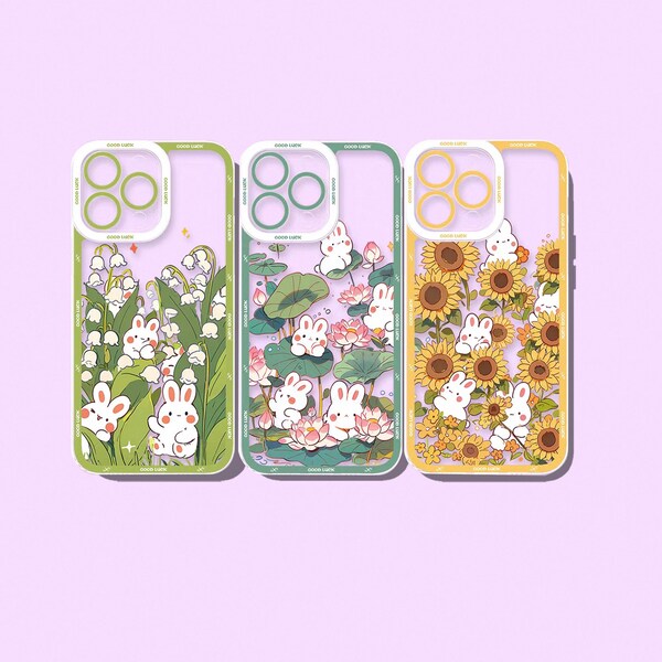 Rabbit Phone Case - Etsy