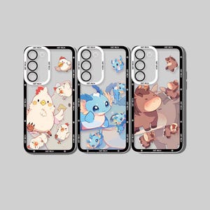 Funda de teléfono con diseño de dragón/Funda de teléfono con diseño de buena suerte/Funda de teléfono con diseño de pollo/Funda de teléfono con diseño de caballo/Funda de teléfono kawaii/iPhone 16 15 14 13 12 Pro/Samsung S24 S23 S22