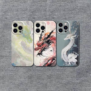 Japan Dragon Handyhülle|Lange Handyhüllen|Coole Handyhülle|Glücksbringer Handyhülle|iPhone 16 15 14 13 12 11 Pro Max X|Geschenk für Sie