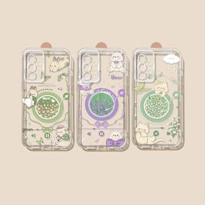 Fundas para teléfono con diseño de gato/Fundas para teléfono de anime/Fundas para teléfono con flores/Fundas para teléfono kawaii/iPhone 16 15 14 13 12 11/Samsung S24 S23 S22 S21