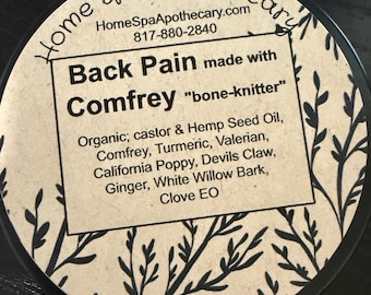 Back Pain Relief w. Comfrey