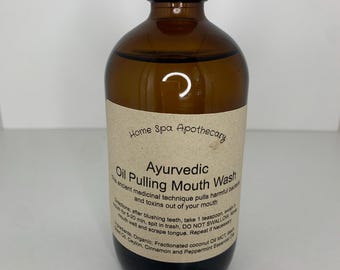 Ayurvedic Oil Pulling Mouth Wash 8 0z