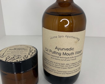Tooth Powder and Oil Pulling Combo